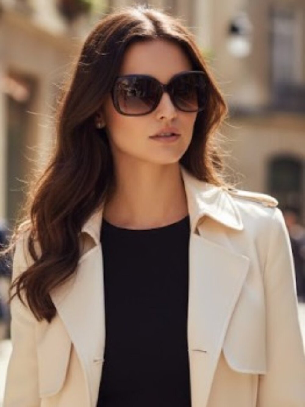 Chanel Tortoise shell Women’s Sunglasses Gold CC Logo w Chanel Case & Dust cloth